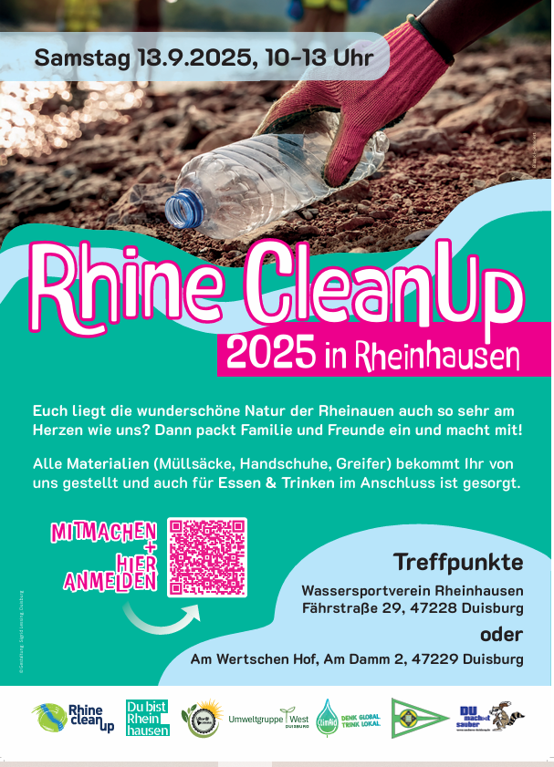 Rhine Clean Up Time ist Family-Time
