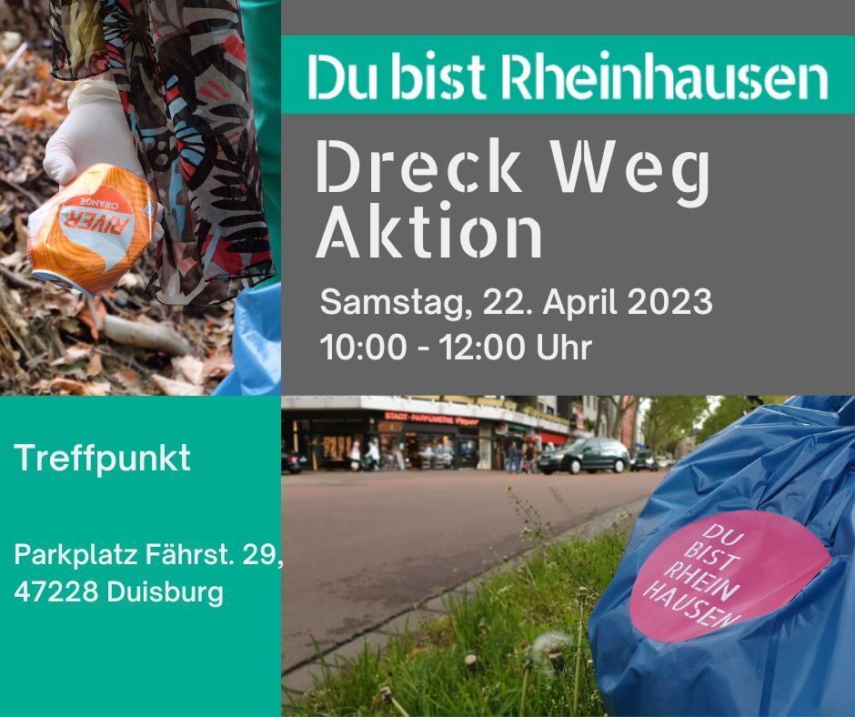 Dreck Weg Aktion am 22. April 2023