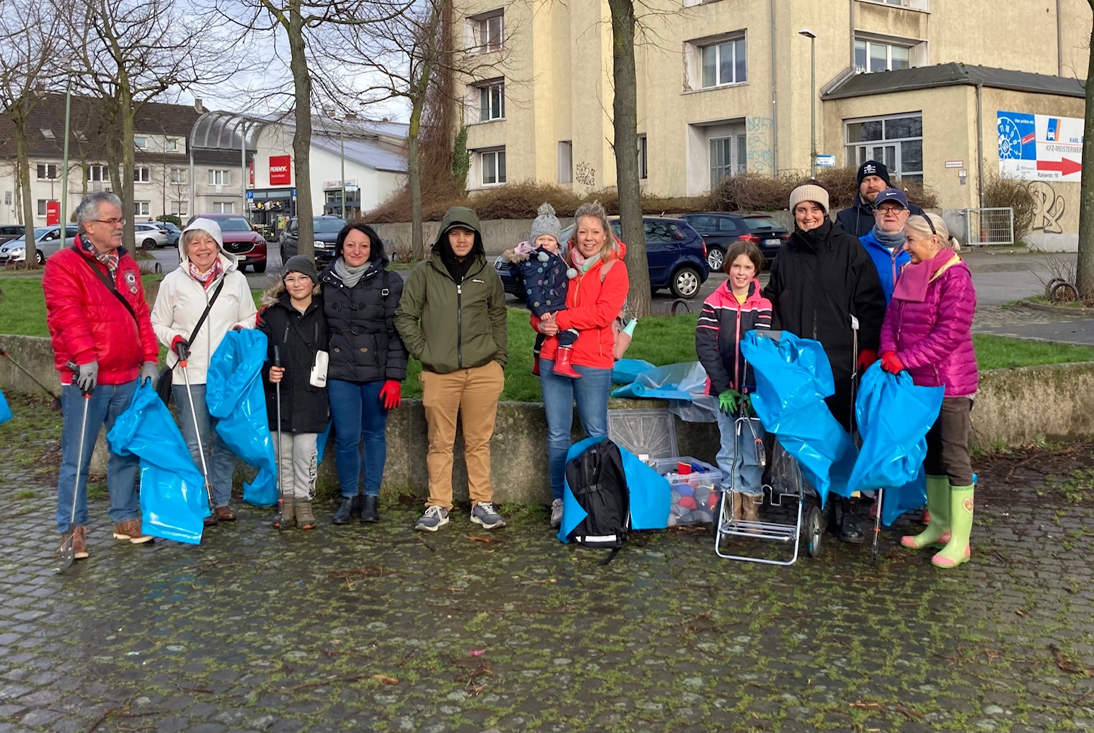 Erste Dreck Weg Aktion 2023 in Friemersheim
