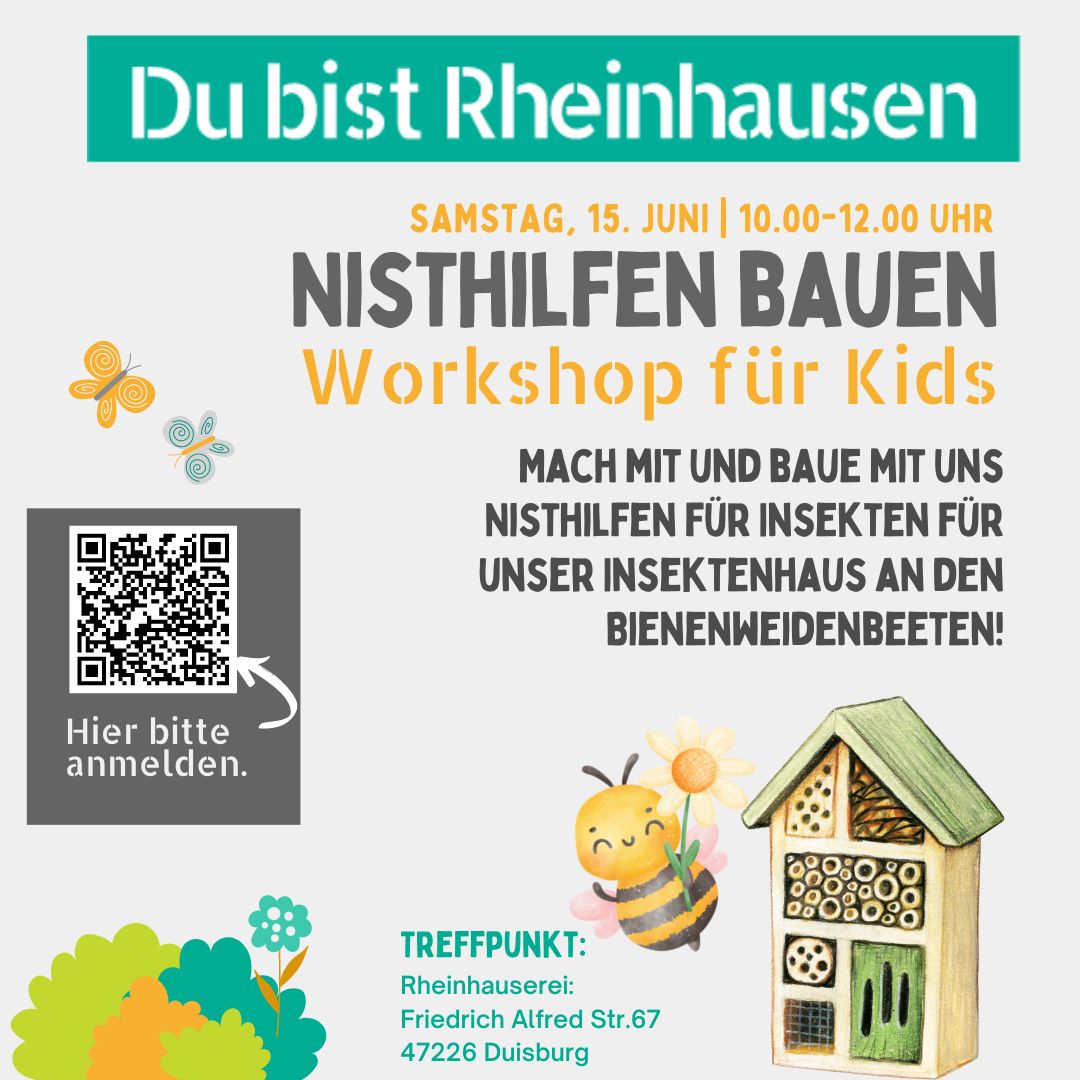 Workshop für Kids – Wir bauen Nisthilfen