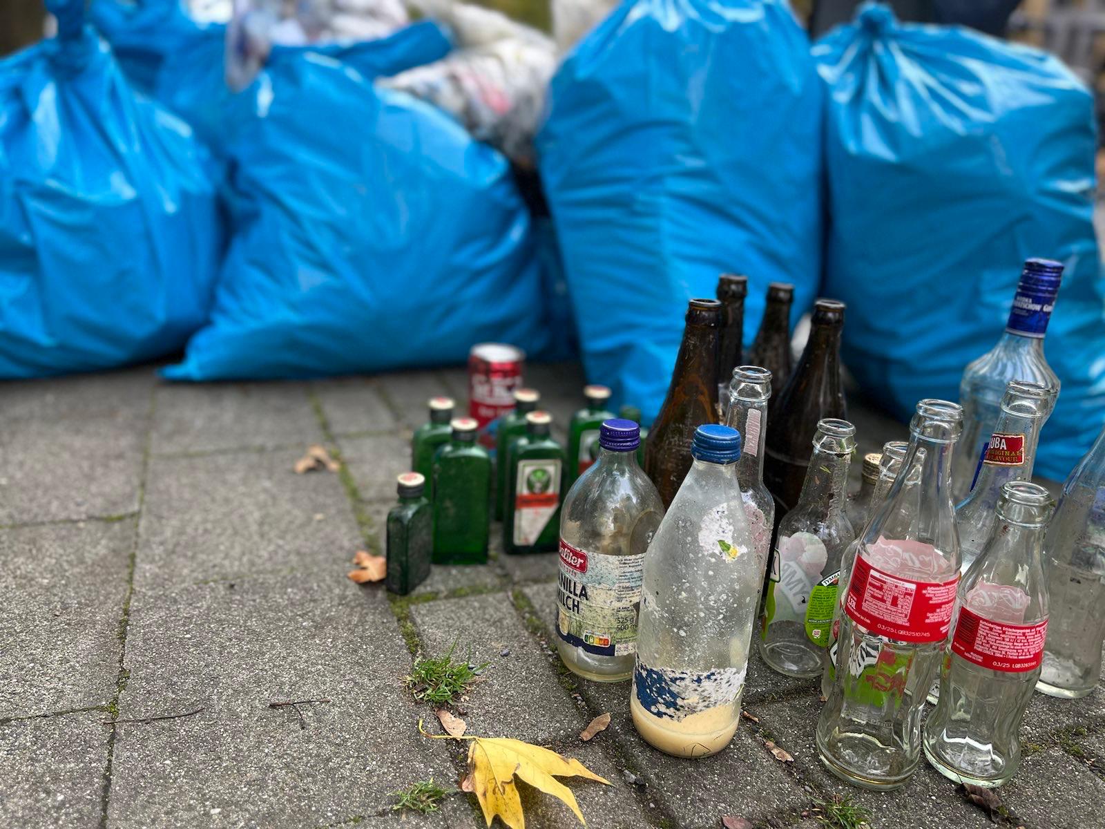 Dreck Weg Aktion – 40 kg Müll in 13 Säcken