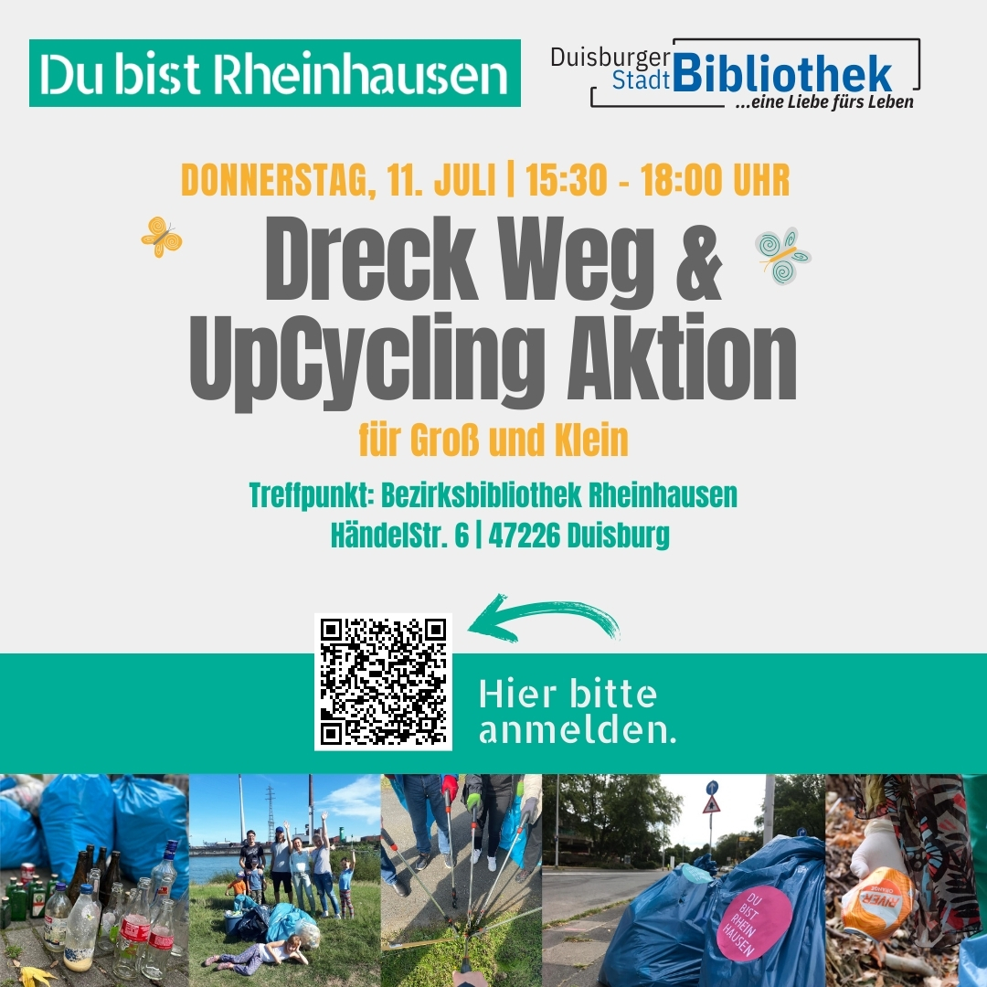 Dreck Weg & UpCycling Aktion – Ferienspecial