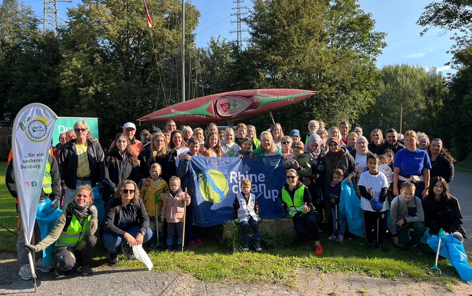 Weniger Aktionstag sondern viel mehr eine Rhine CleanUp Party