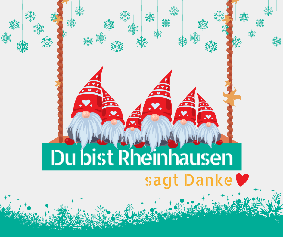 Wir sagen von Herzen Danke