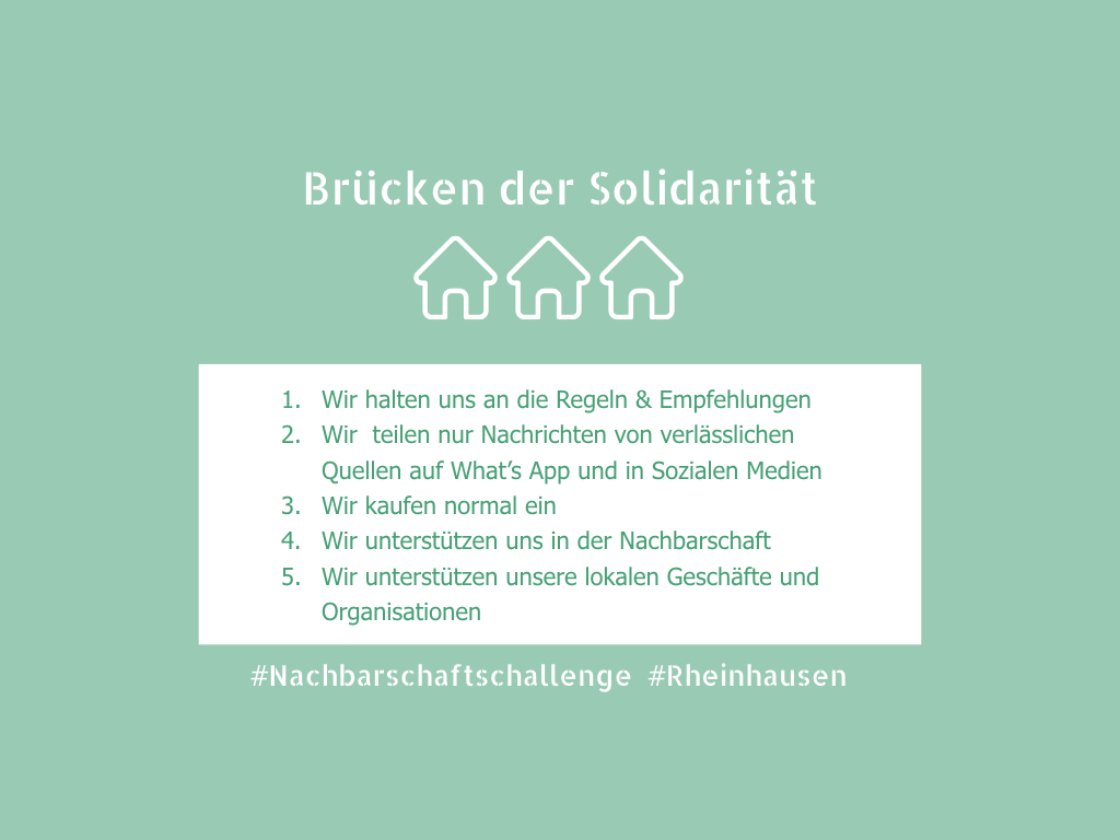 #nachbarschaftschallenge Rheinhausen für Solidarität in Corona-Zeiten