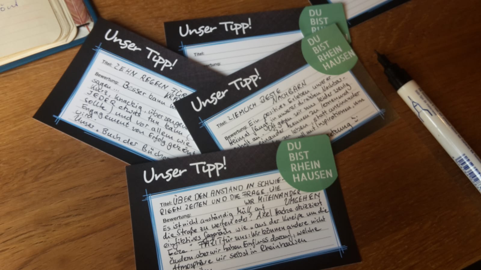 Lesetipps zum Projekt gibt’s jetzt in der Mayerschen in Rheinhausen