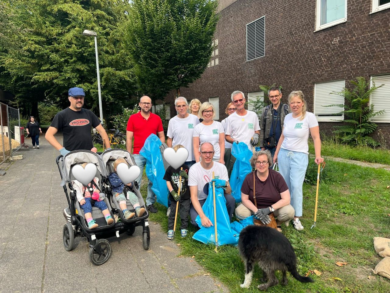 Dreck Weg Aktion im Musikerviertel – 80 kg Müll in 2h